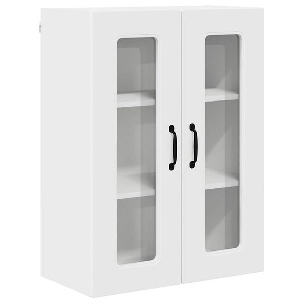 vidaXL Kuchyňsk&aacute; skř&iacute;ň Kalmar B&iacute;l&aacute; 60 x 31 x 80 cm kompozitn&iacute; dřevo