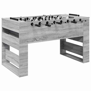 vidaXL Stoln&iacute; fotb&aacute;lek &Scaron;ed&aacute; Sonoma 146,5 x 74 x 85 cm Kompozitn&iacute; dřevo