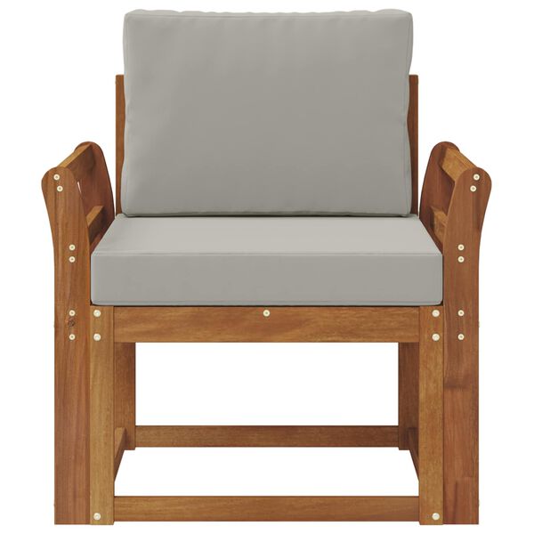 vidaXL Venkovn&iacute; pohovka Masivn&iacute; ak&aacute;ciov&eacute; dřevo a polyester