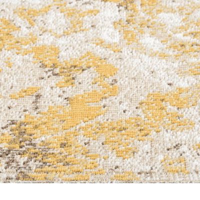 vidaXL Venkovní koberec hladce tkaný 80 x 250 cm žlutý