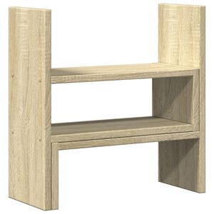 vidaXL Stoln&iacute; organiz&eacute;r nastaviteln&yacute; dub sonoma 40x17x41 cm kompozit