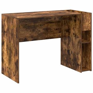 vidaXL Stůl Kouřov&yacute; dub Kompozitn&iacute; dřevo 109 x 50 x 78 cm