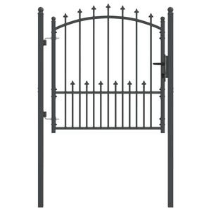 vidaXL Br&aacute;na s hroty EMMEN 104 x 97 cm Zamykateln&eacute;