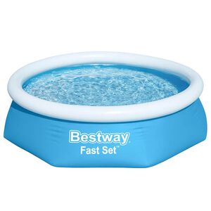 Bestway Nafukovac&iacute; baz&eacute;n Fast Set kulat&yacute; 244 x 61 cm 57265