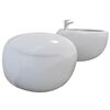 Z&aacute;věsn&aacute; keramick&aacute; toaleta a bidet set - b&iacute;l&aacute;