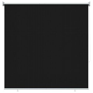 vidaXL Venkovn&iacute; roletov&aacute; žaluzie 90 % blokov&aacute;n&iacute; UV Čern&aacute; 140 x 140 cm