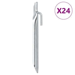 vidaXL Stanov&eacute; kol&iacute;ky 24 ks ve tvaru V 17 cm &Oslash; 20 mm pozinkovan&aacute; ocel