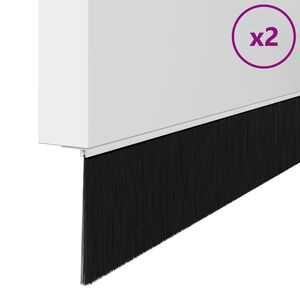 vidaXL &Scaron;roubovac&iacute; těsněn&iacute; dveřn&iacute;ho kart&aacute;če 2 pcs B&iacute;l&aacute; 100 cm