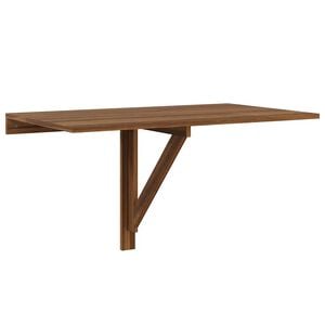 vidaXL N&aacute;stěnn&yacute; skl&aacute;pěc&iacute; stůl hněd&yacute; dub 100x60x56 cm kompozitn&iacute; dřevo