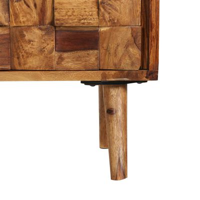 vidaXL TV stolek z masivního sheeshamového dřeva 140x30x40 cm medový