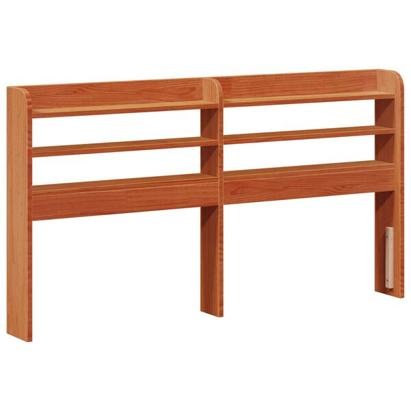 vidaXL R&aacute;m postele Voskově hněd&aacute; 150 x 200 cm Masivn&iacute; borovicov&eacute; dřevo