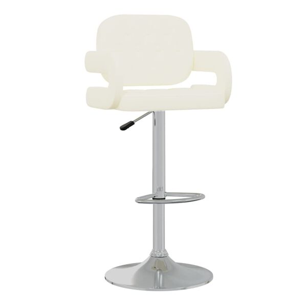 vidaXL Barov&aacute; židle kr&eacute;mov&aacute; uměl&aacute; kůže