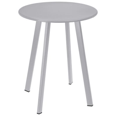 ProGarden Přístavný stolek 40 x 49 cm matně šedý