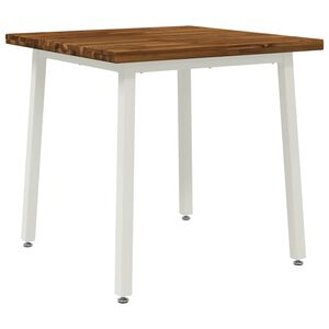 vidaXL Čtvercov&yacute; j&iacute;deln&iacute; stůl 60 x 55 x 75 cm Masivn&iacute; ak&aacute;tov&eacute; dřevo