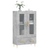 vidaXL Skříň highboard betonově šedá 69,5x31x115 cm kompozitní dřevo