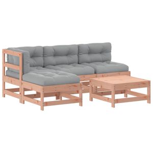 vidaXL 5d&iacute;ln&aacute; zahradn&iacute; sedac&iacute; souprava s podu&scaron;kami masivn&iacute; douglaska