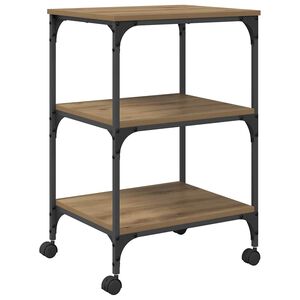 vidaXL Stojan na tisk&aacute;rnu Artisanov&yacute; dub 50 x 41 x 75 cm