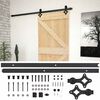 vidaXL Posuvn&eacute; dveře 100 x 210 cm Masivn&iacute; borovicov&eacute; dřevo