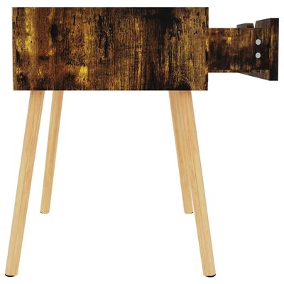 vidaXL Noční stolek kouřový dub 40 x 40 x 56 cm dřevotříska
