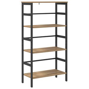 vidaXL Knihovna 3 &uacute;rovn&iacute; 60 x 29,5 x 115 cm Kompozitn&iacute; dřevo