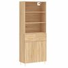 vidaXL Skř&iacute;ň highboard dub sonoma 69,5 x 34 x 180 cm kompozitn&iacute; dřevo