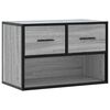 vidaXL TV skř&iacute;ňka &scaron;ed&aacute; sonoma 60 x 31 x 39,5 cm kompozitn&iacute; dřevo a kov