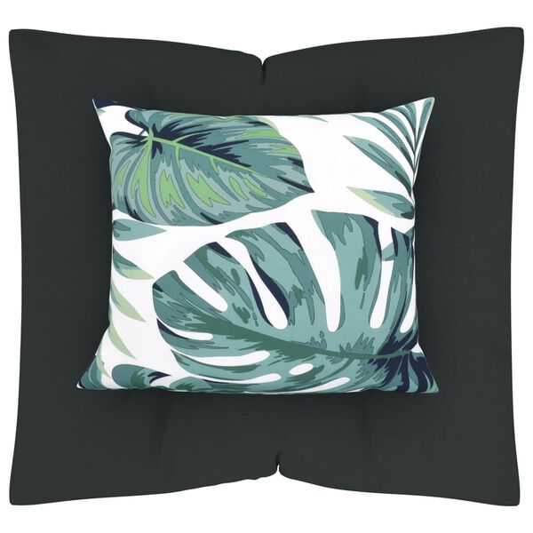 vidaXL Podu&scaron;ky na n&aacute;bytek z palet 2 ks antracitov&eacute; textil