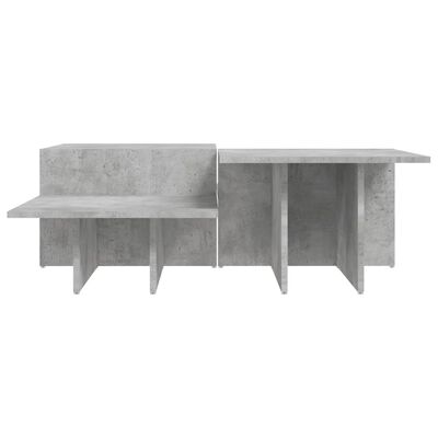 vidaXL Konferenční stolky 2 ks betonově šedé kompozitní dřevo