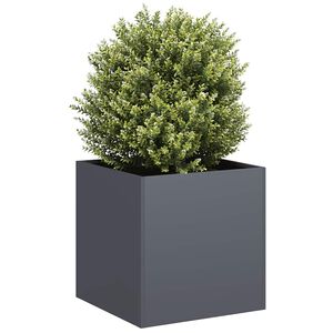 vidaXL Truhl&iacute;k antracitov&yacute; 40x40x40 cm ocel v&aacute;lcovan&aacute; za studena