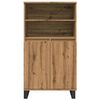 vidaXL Skř&iacute;ň highboard dub artisan 60 x 36 x 110 cm kompozitn&iacute; dřevo