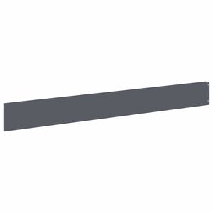 vidaXL Okraj tr&aacute;vn&iacute;ku 10 ks 100 x 12 cm Ocel Antracitov&aacute;