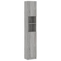 vidaXL Koupelnová skříňka šedá sonoma 32x25,5x190 cm kompozitní dřevo