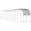 vidaXL Kurn&iacute;k proti zdi Stř&iacute;brn&aacute; 1000 x 200 x 215 cm Pozinkovan&aacute; ocel