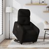 vidaXL Zvedací polohovací křeslo černé textil