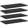 vidaXL Př&iacute;davn&eacute; police 8 ks čern&eacute; 60 x 30 x 1,5 cm dřevotř&iacute;ska
