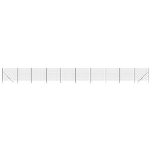 vidaXL Dr&aacute;těn&yacute; plot antracitov&yacute; 2 x 25 m pozinkovan&aacute; ocel