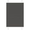 vidaXL Plisovan&aacute; roleta čern&aacute; 95x100 cm &Scaron;&iacute;řka l&aacute;tky 94,4 cm Polyester