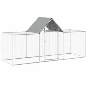 vidaXL Klec pro kuřata 3 x 1 x 1,5 m pozinkovan&aacute; ocel