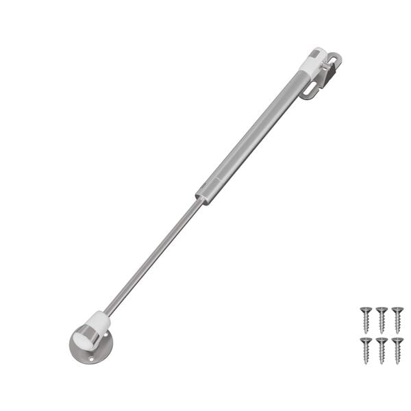 vidaXL Hydraulick&aacute; plynov&aacute; pružina 12 pcs Stř&iacute;brn&aacute; 280 x 17 x 16 mm