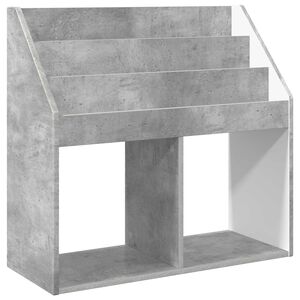 vidaXL Dětsk&yacute; reg&aacute;l Betonově &scaron;ed&aacute; 72,5 x 29,5 x 69 cm Kompozitn&iacute; dřevo