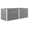 vidaXL Zahradn&iacute; vyv&yacute;&scaron;en&yacute; z&aacute;hon 250 x 100 x 91 cm dřevoplast &scaron;ed&yacute;