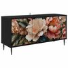 vidaXL Televizn&iacute; skř&iacute;ň BORNE 102 x 33 x 51 cm Čern&yacute; dub