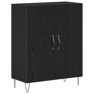 vidaXL Serv&iacute;rovac&iacute; skř&iacute;ň Čern&yacute; dub 69,5 x 34 x 90 cm Kompozitn&iacute; dřevo