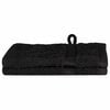 vidaXL Uter&aacute;k pro hosty SOLUND 2 ks Čern&aacute; 15 x 21 cm 550 gsm