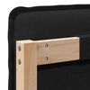 vidaXL Čalouněn&eacute; čelo postele s čelo Přirozen&aacute; a čern&aacute; 180 cm