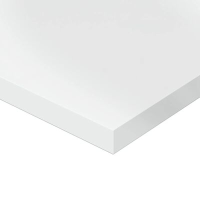 vidaXL Přídavné police 4 ks bílé vysoký lesk 40x20x1,5 cm dřevotříska