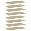 vidaXL Př&iacute;davn&eacute; police 8 ks dub sonoma 80 x 30 x 1,5 cm dřevotř&iacute;ska