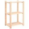 vidaXL &Uacute;ložn&yacute; reg&aacute;l 3 police 60 x 38 x 90 cm masivn&iacute; borovice 150 kg