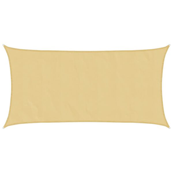 vidaXL St&iacute;nic&iacute; plachta p&iacute;skov&aacute; 7x4 m 100% polyester oxford