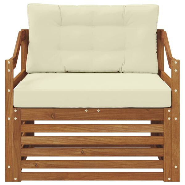 vidaXL Venkovn&iacute; pohovkov&aacute; souprava Masivn&iacute; ak&aacute;tov&eacute; dřevo Př&iacute;rodn&iacute;